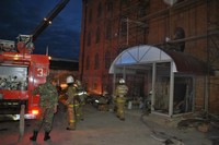 Пожарные г. Петропавловска провели ночное пожарно-тактическое учение в торговом центре«Евразийский»